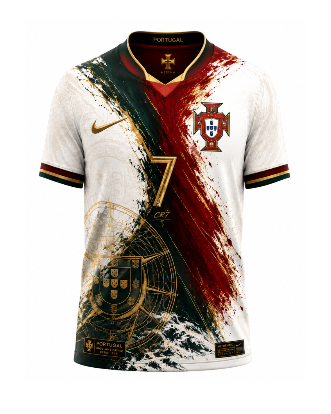 Maillot Portugal collector vue avant